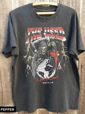 The Used Band Shirt, The Used Band Rock Pepper Unisex T-shirt Vtg